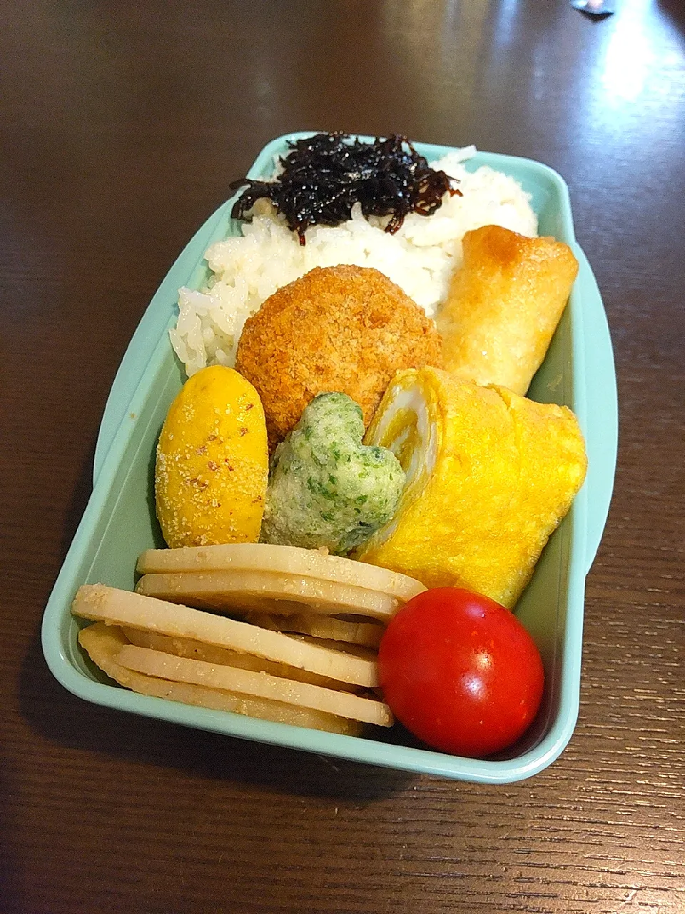 Snapdishの料理写真:あるもんで弁当🍱|Rieさん