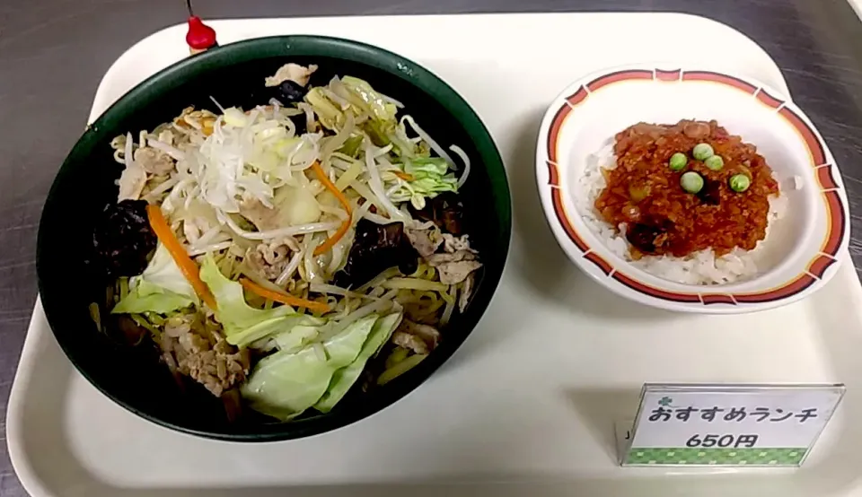 野菜いっぱい坦々麺・ミニ丼セット|nyama1さん