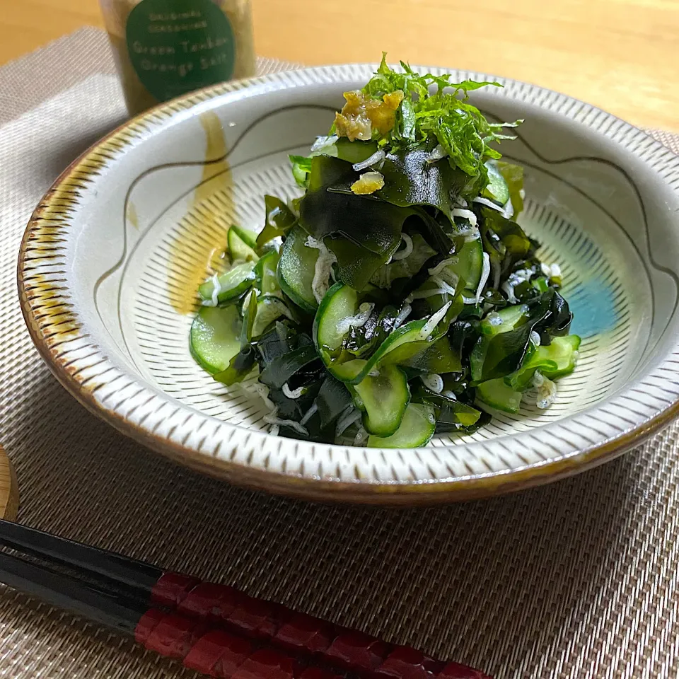 青切り塩たんかん香る　きゅうりの酢の物|sakurakoさん