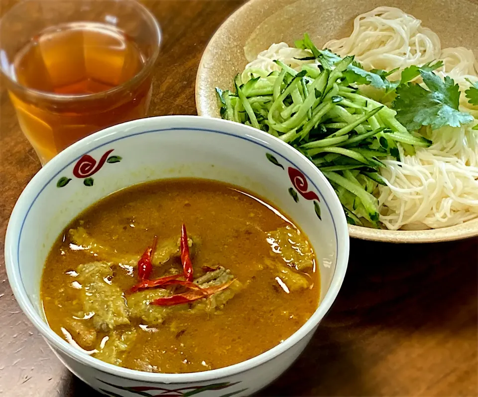 Snapdishの料理写真:カレーそうめん|ななごさん