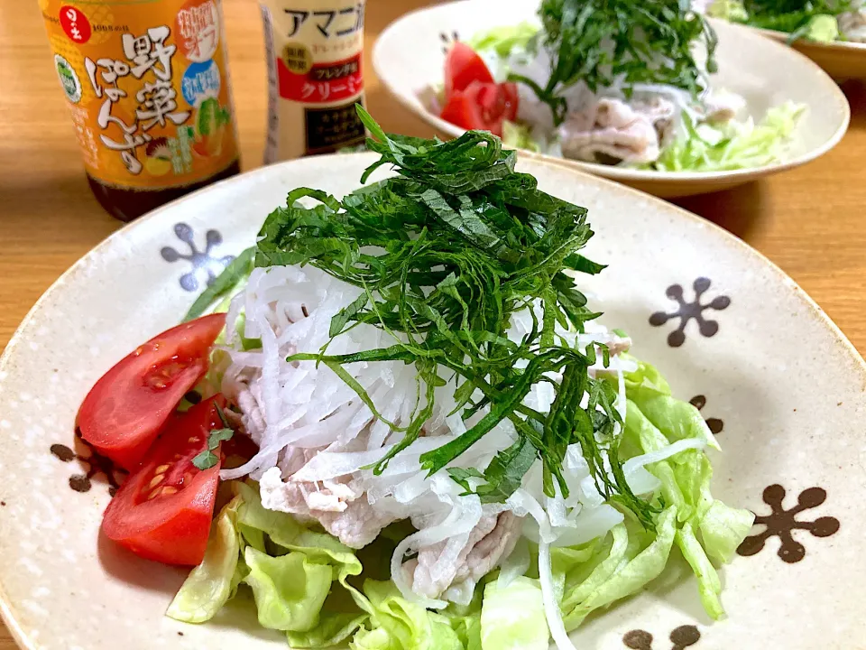 ＊野菜ぽん酢でサッパリ豚しゃぶサラダ🥗＊|＊抹茶＊さん