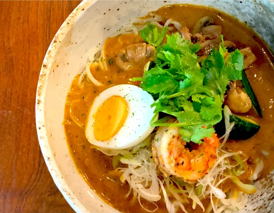 ココナッツトマトエビカレーそうめん|半田手延べそうめんの店 阿波や壱兆さん