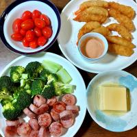 お出掛け後の簡単夕食