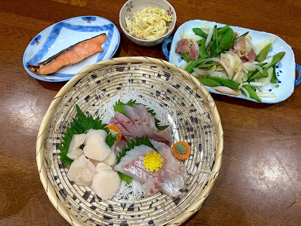 お刺身の晩ご飯 🐟|sakuramochiさん