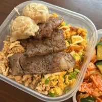 Snapdishの料理写真:息子君弁当|しろくまcafeさん