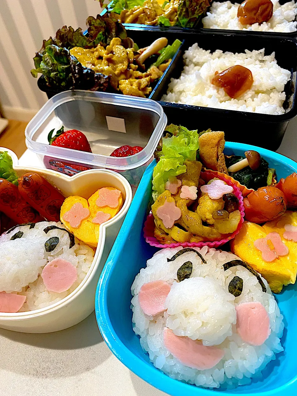 豚こまのカレークリームソース弁当|しばざきまりさん