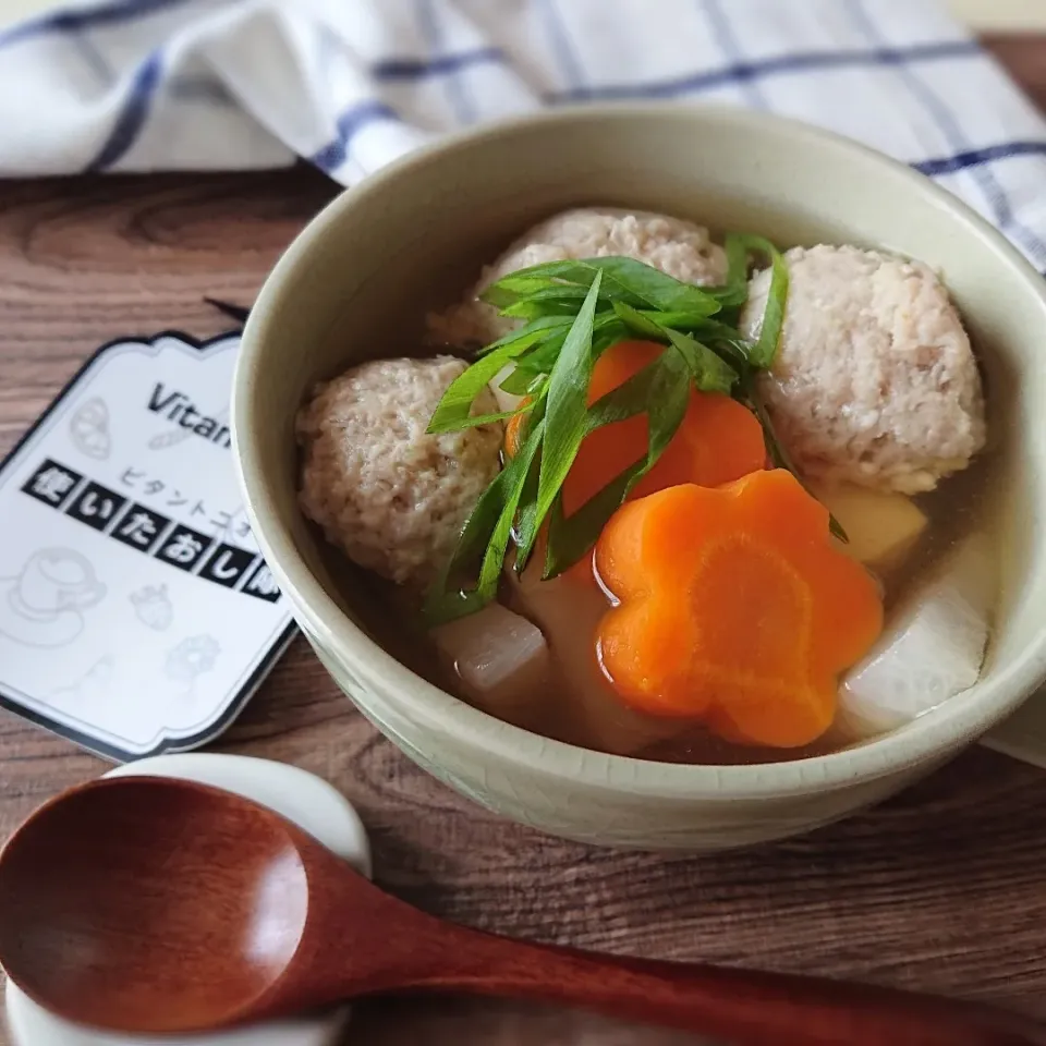 鶏団子のスープ|ポトスさん