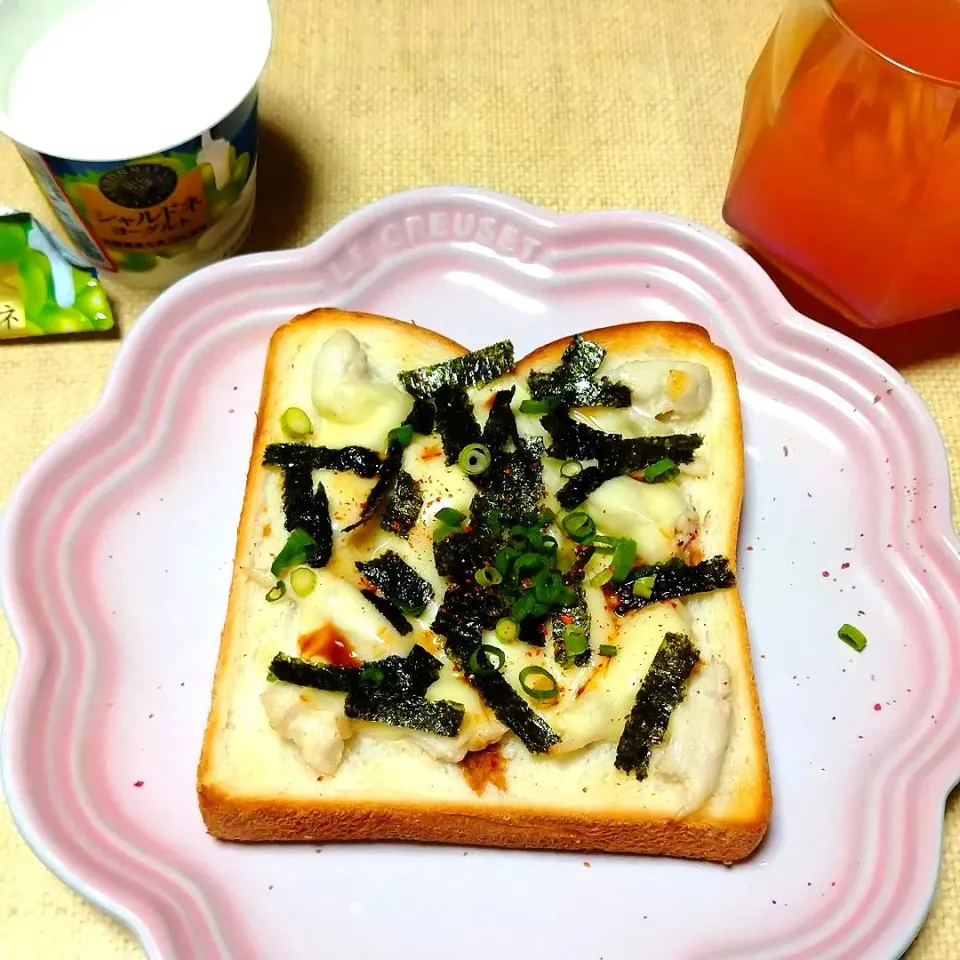 照り焼きチキン風トースト|うたかた。さん