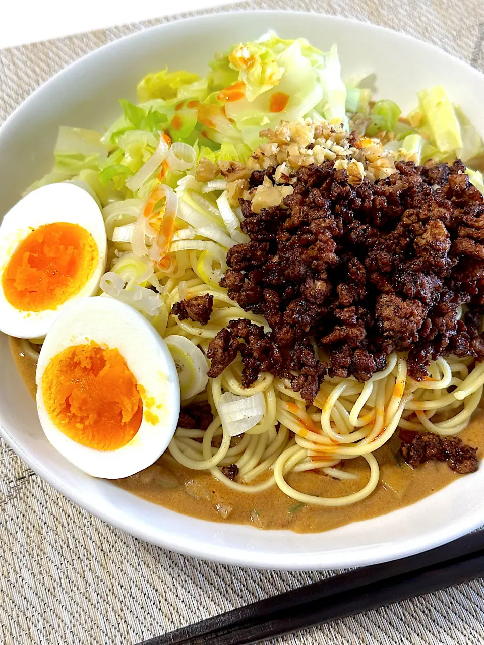 汁なし坦々麺|しげさんさん