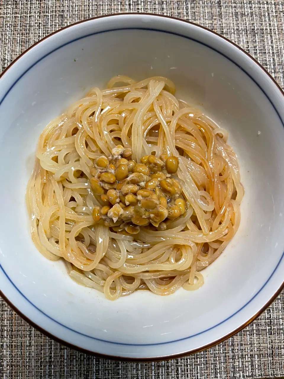 朝ラー🍜納豆入り冷麺|kudoさん