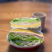 5/20の朝食　レタスサンド