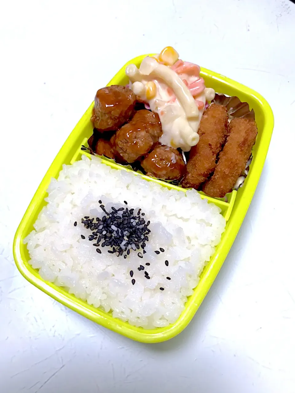 ある日の余り物弁当🍱|かずさん