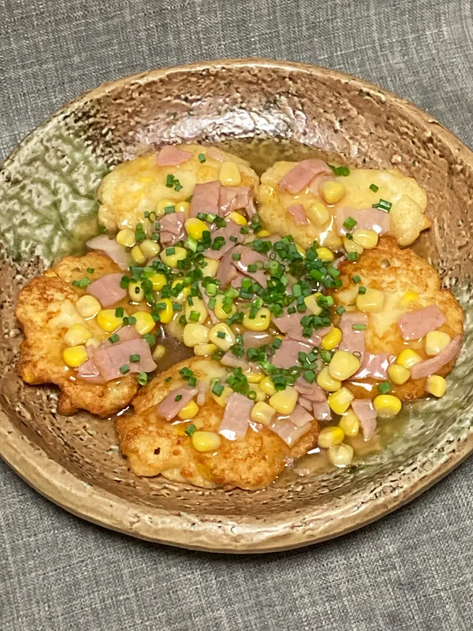 豆腐とはんぺんの揚げ物|ちーずまにあさん