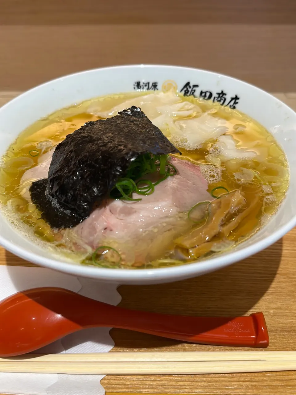 Snapdishの料理写真:飯田商店　期間限定にぼしラーメン🍜|ゆーこ。さん