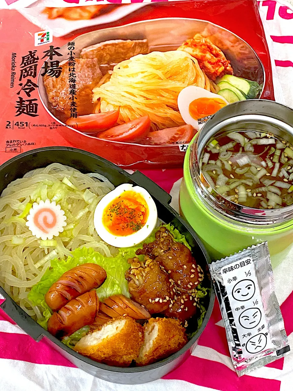 Snapdishの料理写真:冷麺弁当|Chiharϋnさん