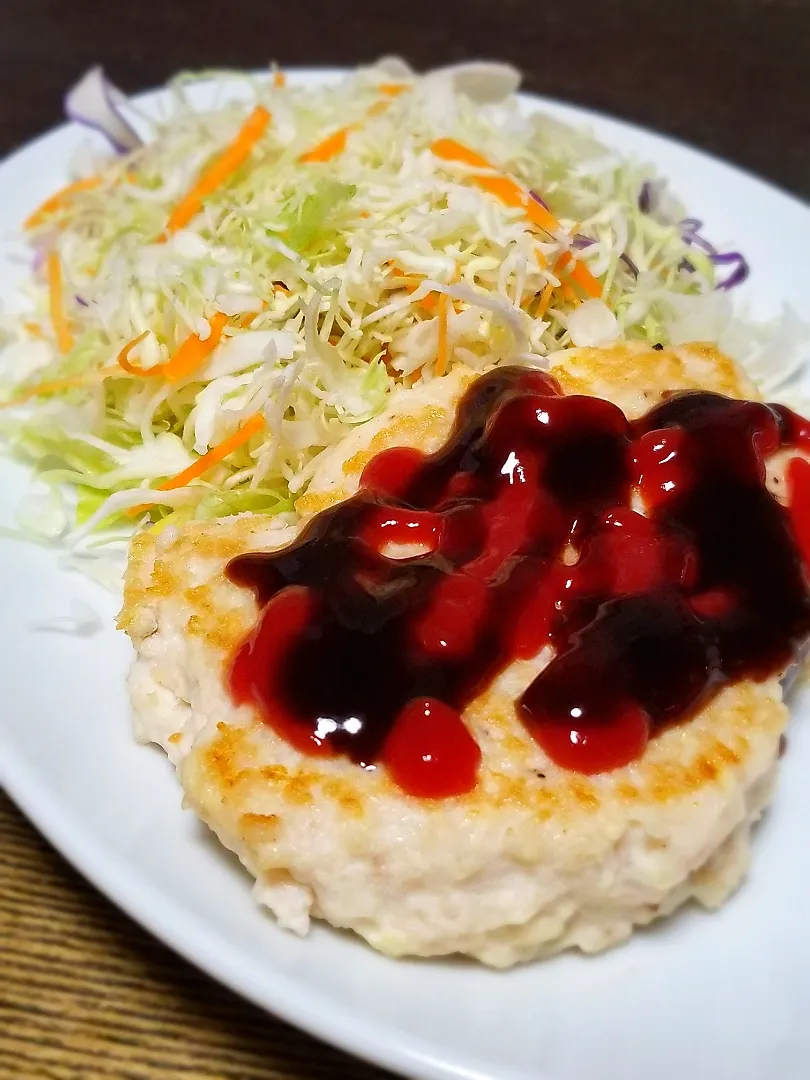 パパ作👨豆腐入り鶏ハンバーグ|ぱんだのままんさん