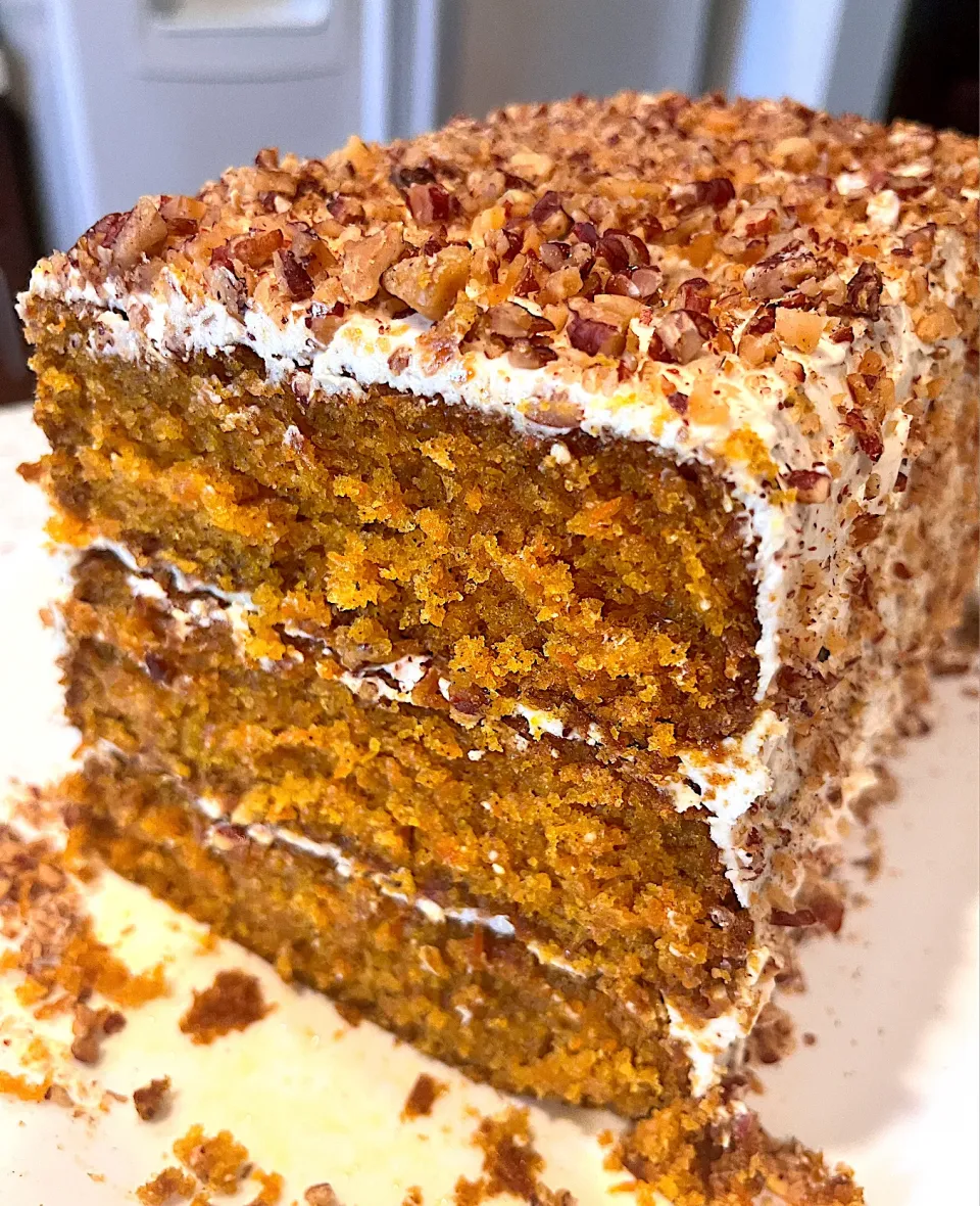 Carrot -walnut cake|🌺IAnneさん