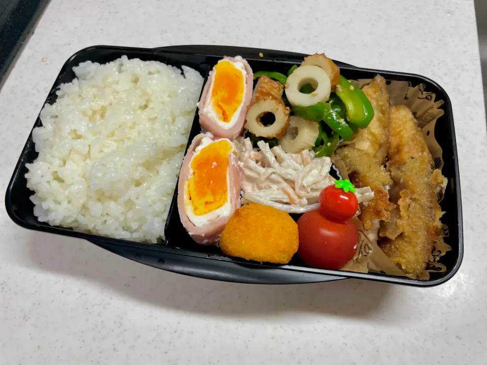 5/22 彼氏弁当⁂鮭カツ弁当|ゆさん