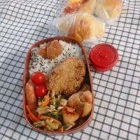 三男男子高校生弁当