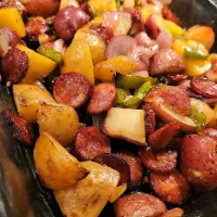 Potato Sausage Peppers Garlic|Earl Pearsonさん