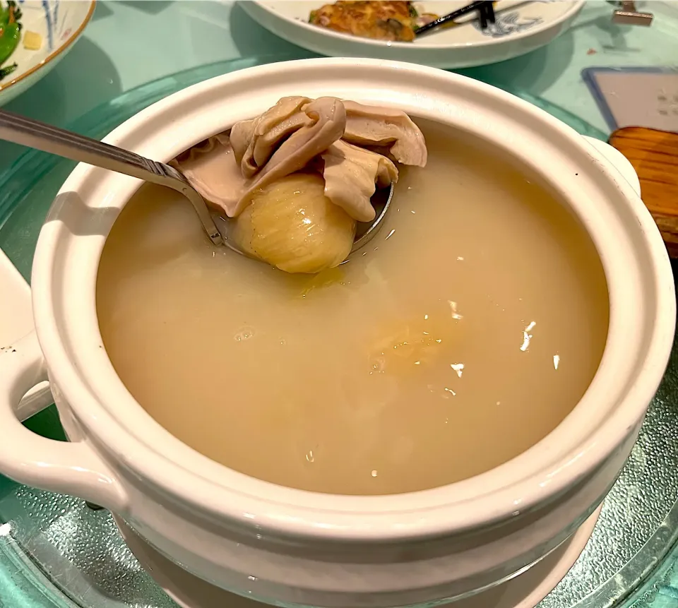 Pig’s tripe soup with preserved vegetables and pepper|skyblueさん