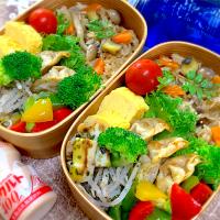 今日の夫婦弁⁽⁽ ◟(灬 ˊωˋ 灬)◞ ⁾⁾💕
