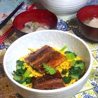 鰻丼でお祝い膳♡♡♡