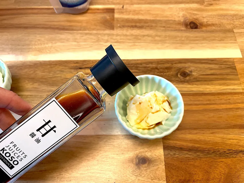 ざる豆腐に酵素醤油|みぃこさん