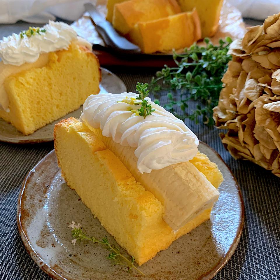 なだちいさんの料理 まるごとバナナ風甘熟王の満足シフォン