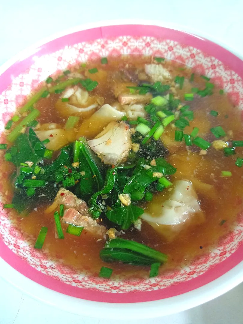 Grilled Pork & Wonton Soup 🐷🍲😋|An'leeさん