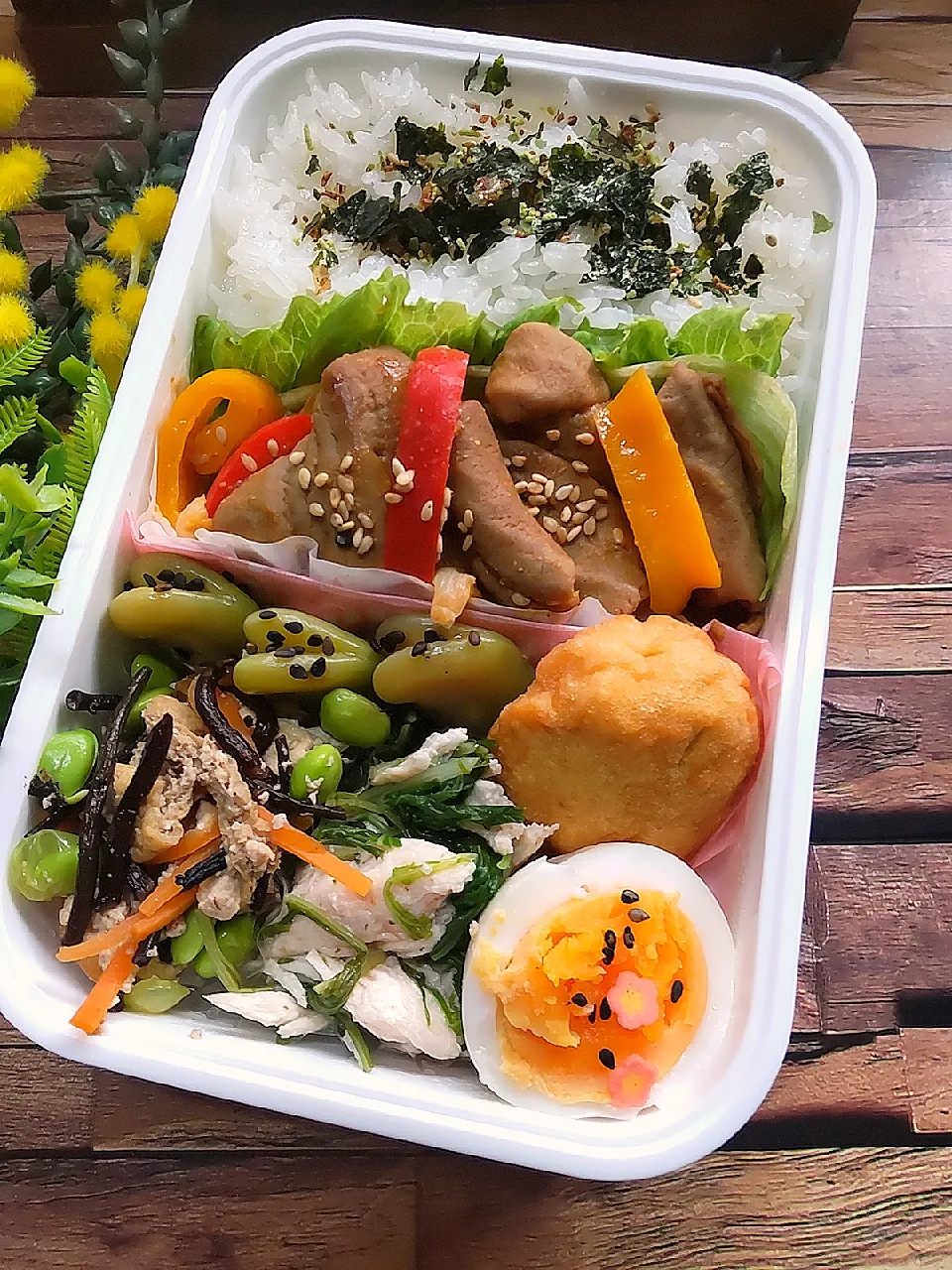 ホルモン炒め弁当🍱|クータンさん