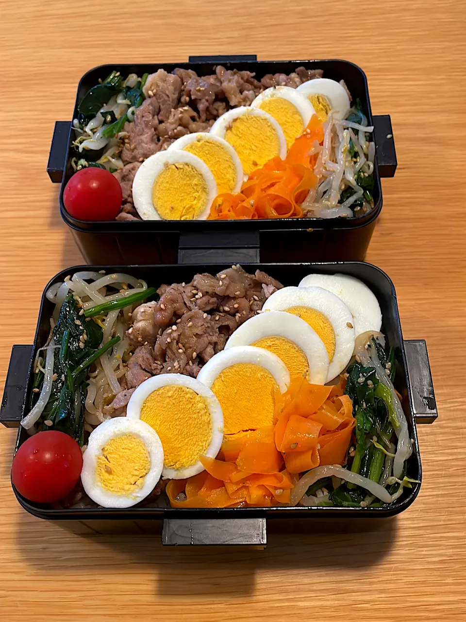 Snapdishの料理写真:ビビンバ弁当|hiro♪kouさん