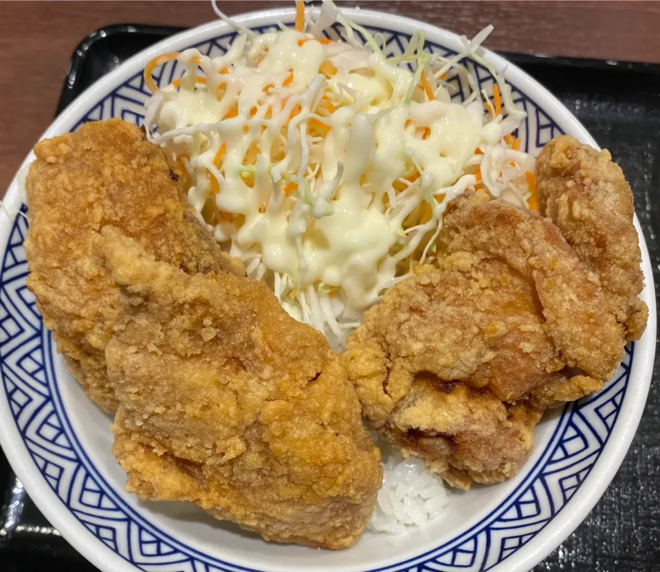 吉野家 唐揚げ丼 10％offキャンペーン中|すくらんぶるえっぐさん