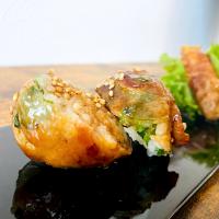 レタス肉巻きおにぎりとセロリ肉巻き