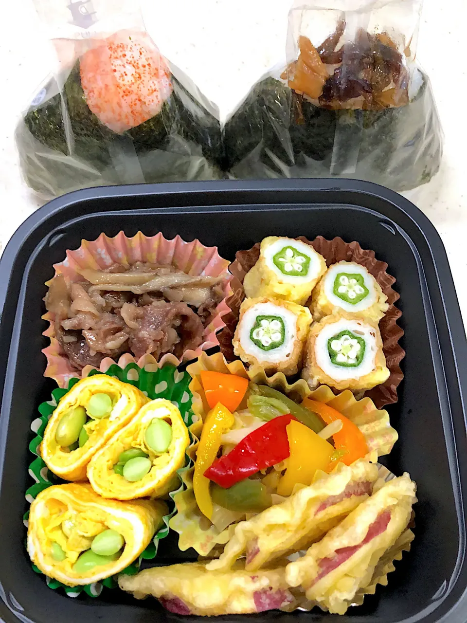 オクラちくわ天弁当|teteさん