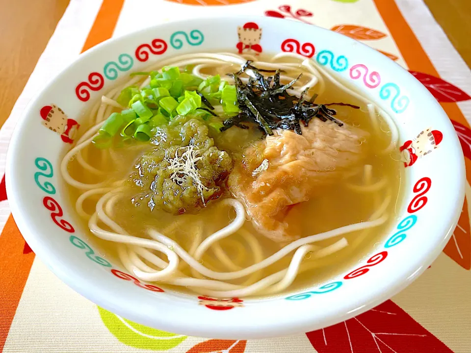 煮物の煮汁であったかひやむぎ|akopeko ◡̈⋆さん