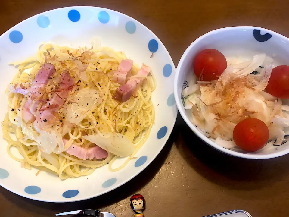 柚子胡椒を隠し味にした新玉ねぎとベーコンのスパゲティ|masaさん