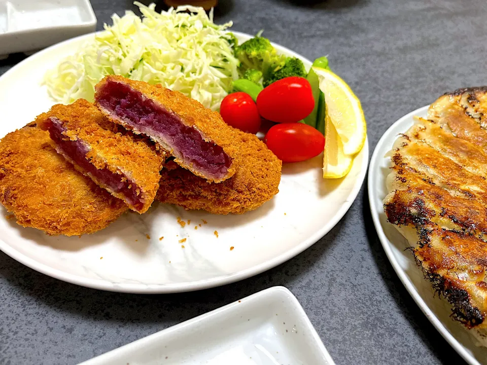 ビーツがほんのり甘い米粉コロッケ♡|biscccoさん