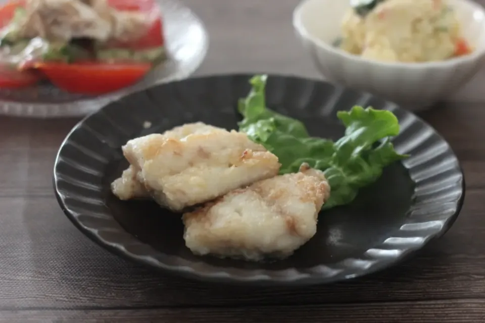 たらの中華風米粉唐揚げ|ちいさなしあわせキッチンさん