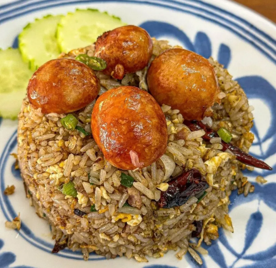 Spicy Sausage Fried Rice for Lunch 🍚😋|An'leeさん