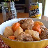 鶏と山芋の煮物