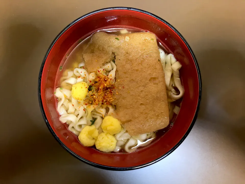 マルちゃん 赤いきつねうどん(ハーフ)|ばーさんさん