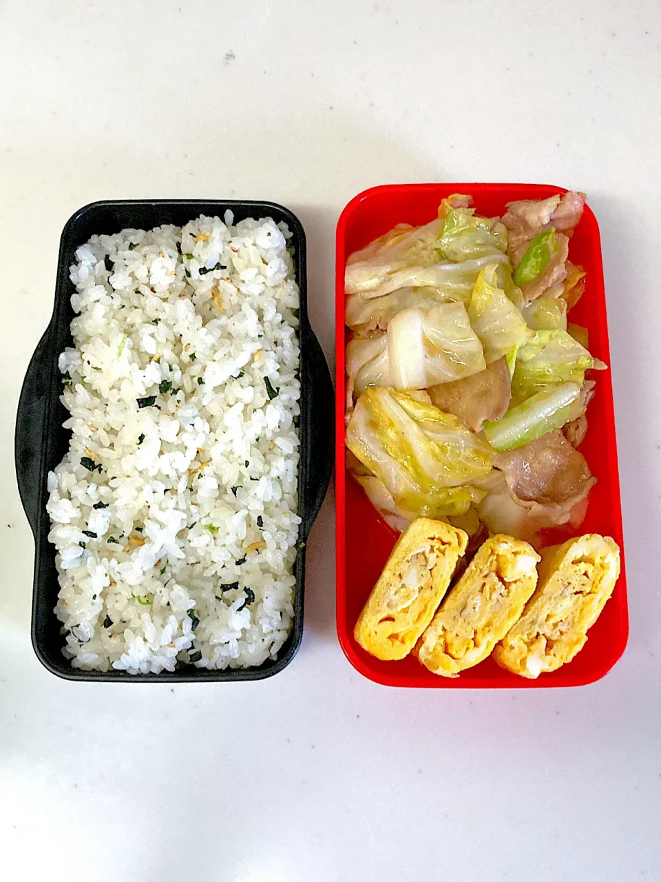 高2になった次男くんへ　肉野菜炒め弁当|晴れ時々弁当さん