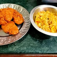 Snapdishの料理写真:Jackfruit vada and Jackfruit Bhortha.|Udnr Learningさん