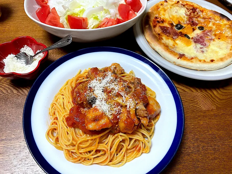 豚バラトマト煮パスタ🍝|yummy tommyさん