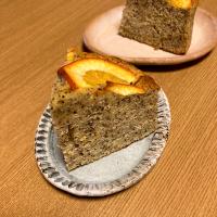 紅茶とオレンジのケーキ