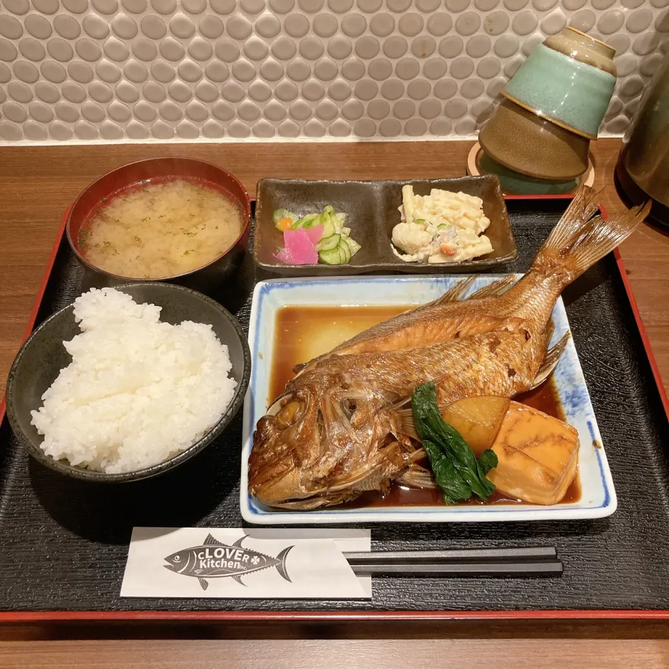 真鯛の煮付け定食|ちゃみこさん