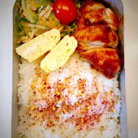 5/25 とりの照り焼き　クラゲのサラダ