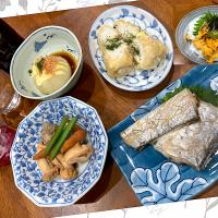 地魚・採れたて野菜で 晩ご飯