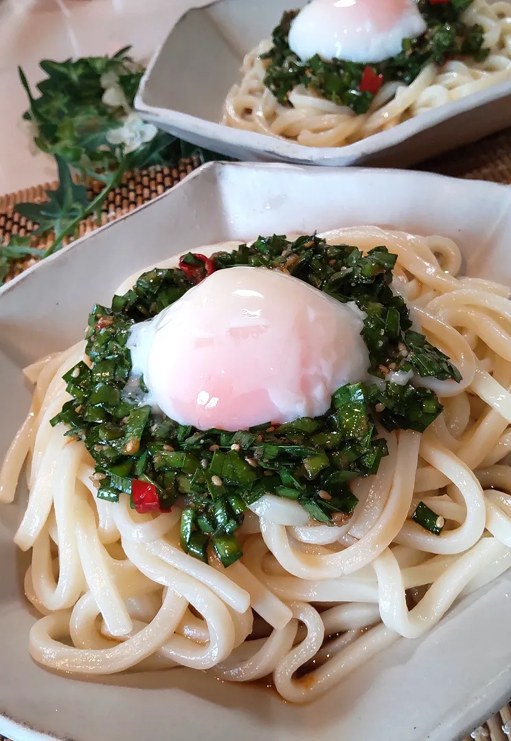 ニラだれうどん|ポコさん